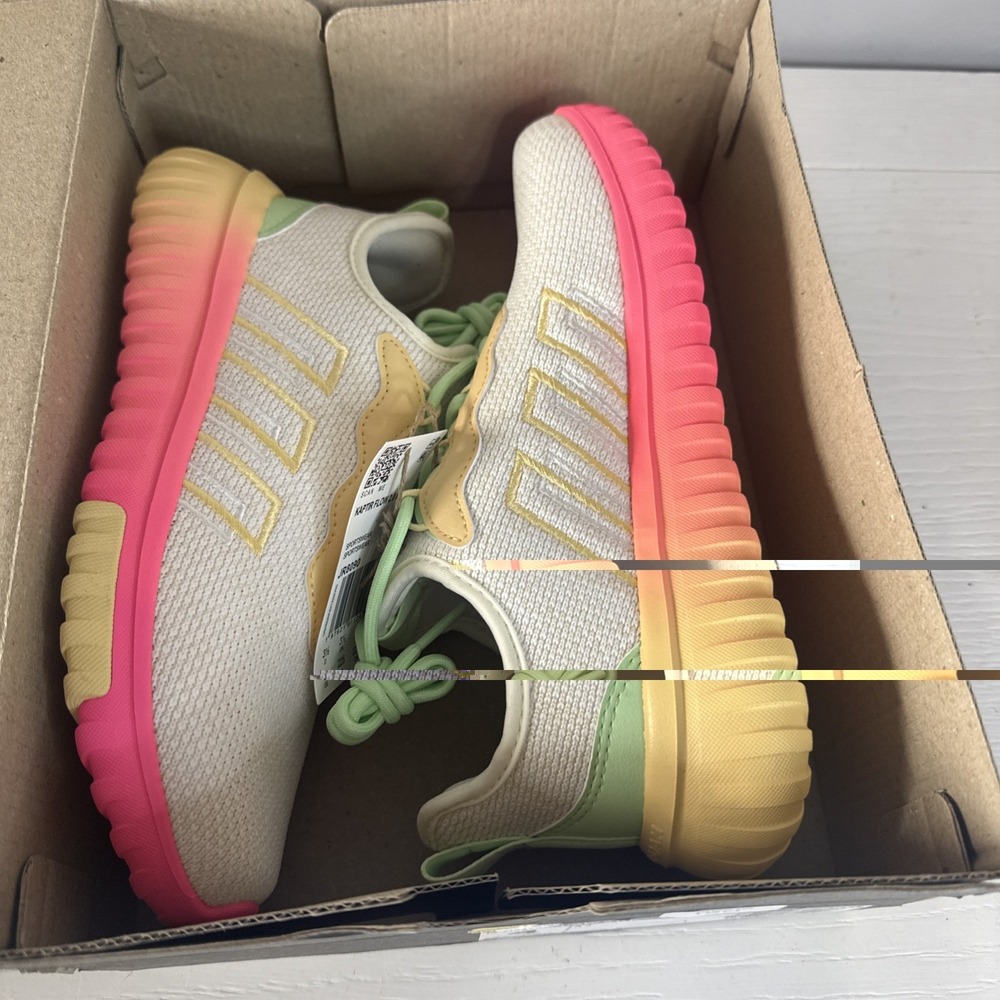 New adidas Kaptir Flow 2.0 K Big Girl's Athletic Shoes Size: 4 Youth
